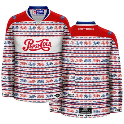 Pepsi 1950 Throwback Ugly Sweater Hockey Jersey • $109.95