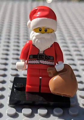 £0.99 • Buy LEGO Santa Claus Minifigure Series 8 Col122 Father Christmas Sack Baseplate 