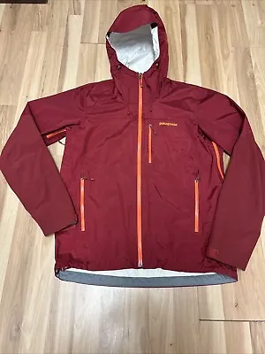 Patagonia Torrentshell Waterproof Rain Shell Jacket Coat Red/Orange Medium H2NO • $64.95