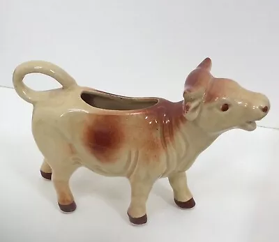 Vintage Ceramic Cow Creamer / Milk Jug • £10