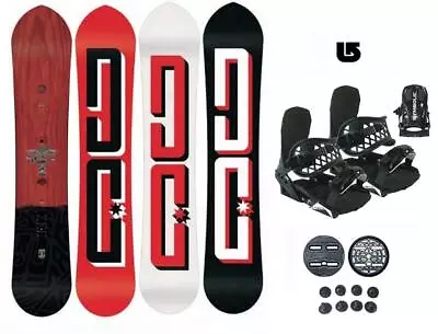 154 DC Supernatant Men Powder Snowboard And Bindings Package Set +Burton Dcal • $449.95