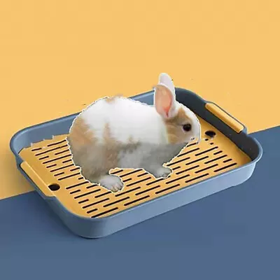 Pet Toilet Anti-turnover Litter Box Trainer Corner Cleaning Supplies For Rabbit • $8.17