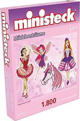 Ministeck Pixel Puzzle (32786): Girl Dreams (4in1) 1800 Pieces LAST ONES!! • $12.95