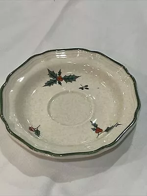 Mikasa  Saucer Festive Season EB451 Christmas Japan Vintage • $7.99