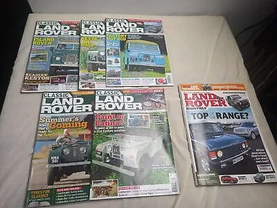 5 Classic Land Rover Magazine Bundle Issues Plus One LandRover Monthly 2015/16 • £7.99