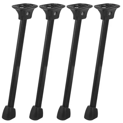  4 Pcs Folding Legs Table Metal Coffee Travel Adjustable Telescopic • £14.10