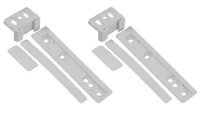 2 Pack AEG Integrated Fridge & Freezer Door Plastic Mounting Bracket Fixing Kit • £10.49