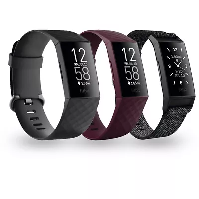 Fitbit Charge 4 Black Advanced Fitness Tracker FB417 • $73.99