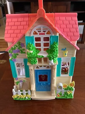 2000 Mattel Fisher Price COUNTRY COTTAGE Sweet Streets Loving Family Doll House • $15