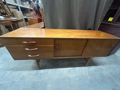 Mid Century Avalon Teak Sideboard With 3 Drawers And Cupboard  - CS R34 • £77