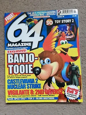 £3.99 • Buy  64 Nintendo N64 Magazine- Issue # 36  Banjo-Tooie Resident Evil 2
