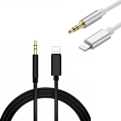 3.5mm Jack AUX Adapter Cable Cord To Car Audio For IPhone 7 8 X XS 11 12 13 PRO • £2.99