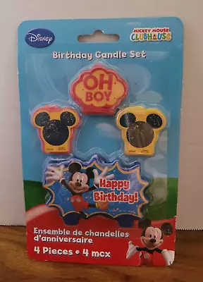 Mickey Mouse Clubhouse Disney Kids Birthday Party Decoration Molded Cake Candles • $5.99