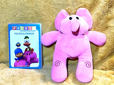 Anime Pocoyo Elly Plush Toys Cute Pocoyo Elephant Elly Plush & DVD • $20