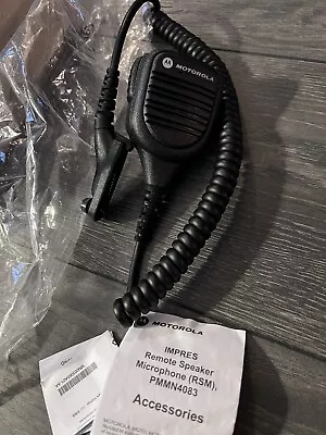 NEW Motorola Impres Remote Speaker Mic PMMN4083 • $75