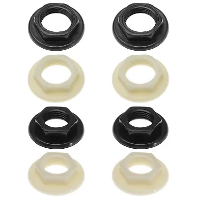 4x Sink Tap Back Nut Plastic Back Nuts Accessories For Bathroom Basin Taps • £6.86
