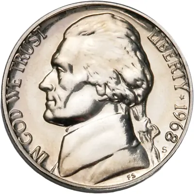 1968 S Proof Jefferson Nickel Uncirculated US Mint • $1.99