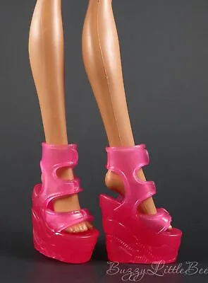 Monster High Doll G3 Clawdeen Wolf Scare-adise Island Pink Sandal Shoes • $9.74