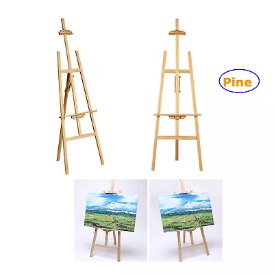 Artist Easel Adjustable Wooden Tripod Canvas Painting Display Art Foldable Stand • £11.10