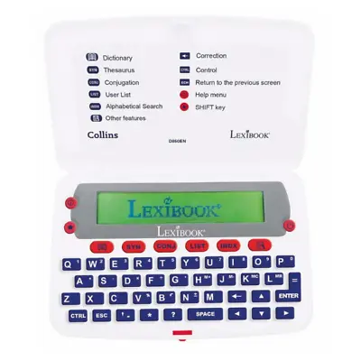 Lexibook Collins English Electronic Dictionary With Thesaurus – D850en • £39.95