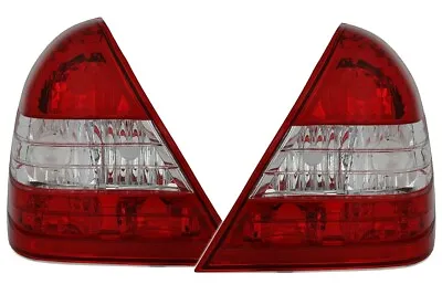 Tail Lights For Mercedes W202 C-CLASS 93-00 Red White WorldWide Free Shipping AU • $185.79