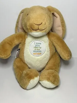 Guess How Much I Love You To The Moon And Back Bunny Rabbit Brown Plush Stuffed  • $12.99