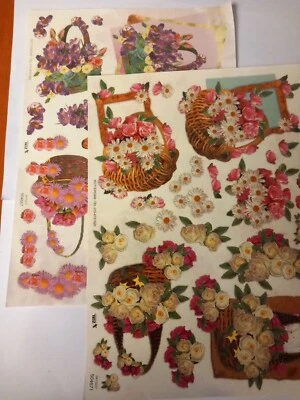 Pack Of 2A4 SheetsDecoupage Sheets  Roses (pk No7)Freepost U.K.  • £2.49