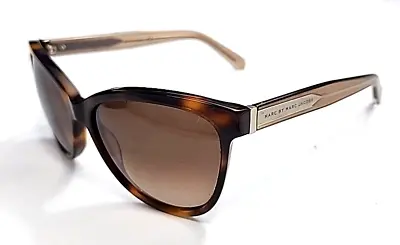 Marc Jacobs 411/S Brown Tortoise Square Cat Eye Sunglasses 140 Case Read • $39.99