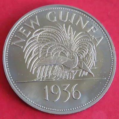 New Guinea 1936 Edward Viii Proof Pattern Milled Edge Crown • £19.95