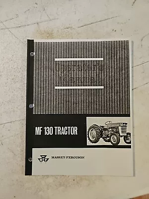 Massey Ferguson MF 130 Tractor Operator's Manual • $14.20