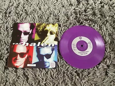 Van Halen “Don’t Tell Me” Orig 1995 U.K. Numbered Purple Vinyl 7 Inch + Sleeve • £0.99