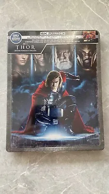 Thor Best Buy Steelbook Marvel Includes Digital Copy 4K Ultra HD Blu-ray 2011 • £32