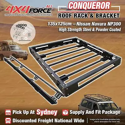 Conqueror Steel Roof Rack 135x125cm For Nissan Navara NP300 D23 SYD Stock • $599