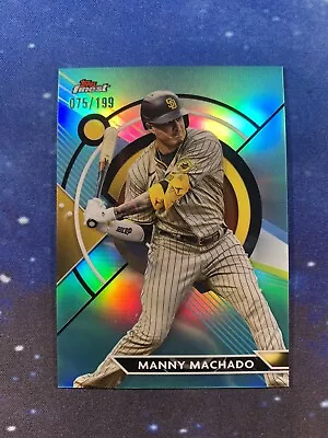 2023 Topps Finest #84 Manny Machado Aqua Refractor /199 San Diego Padres • $2.99