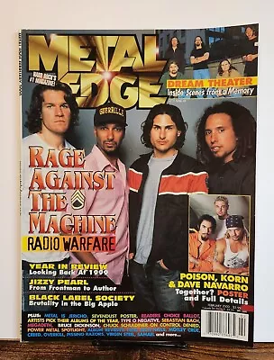 Metal Edge Magazine February 2000 Rage Against The Machine • $13.99