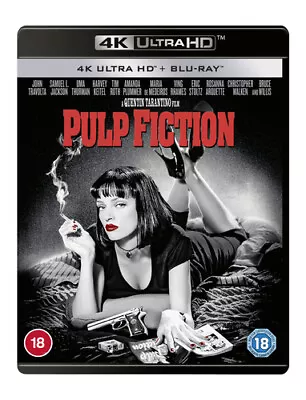 Pulp Fiction Blu-ray (2022) Quentin Tarantino Cert 18 2 Discs Quality Guaranteed • £18.29