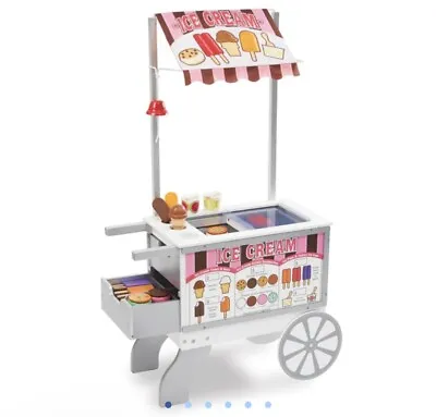 Melissa And Doug Snacks & Sweets Food Cart Ice Cream Hot Dog • $185