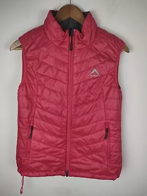 Women's K Way Technical Gilet Body Warmer Pink Small 38 Chest • $28.89