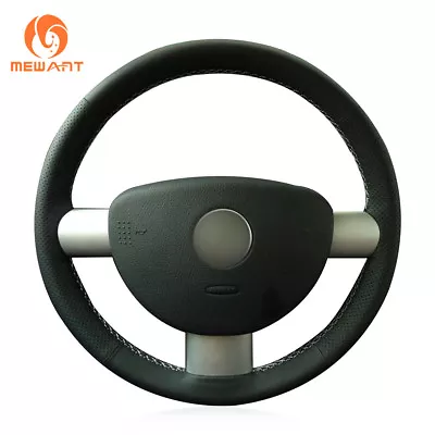 Black Artificial Leather Steering Wheel Cover For Volkswagen VW Beetle 2000-2010 • $30.18