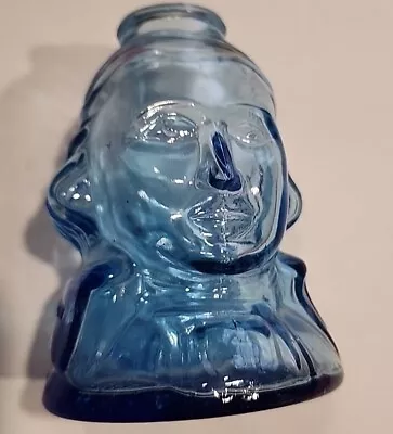 Vintage Gen. George Washington Blue Glass Figural Wheaton N.J. Ink • $15.99