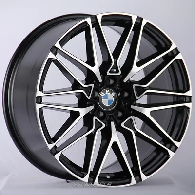 21  Bmw X4 / X5 / X6 Wheels Mags 5x112 New Staggered Rims 21 Inch Black Machined • $1985
