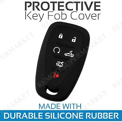 Key Fob Cover For 2016-2019 Chevrolet Camaro Remote Case Rubber Skin Jacket • $6.95