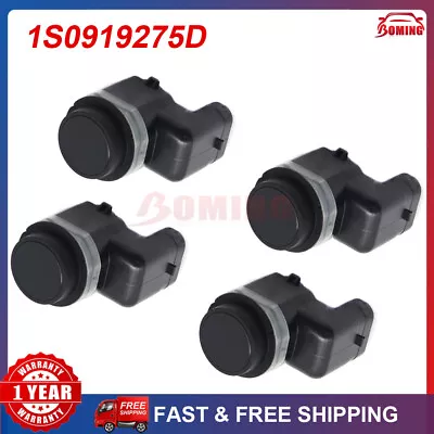 4PC PDC Parking Sensor 1S0919275D Fit For VW Golf Audi A5 A6 Quattro Q7 P1 T1 • $53.20