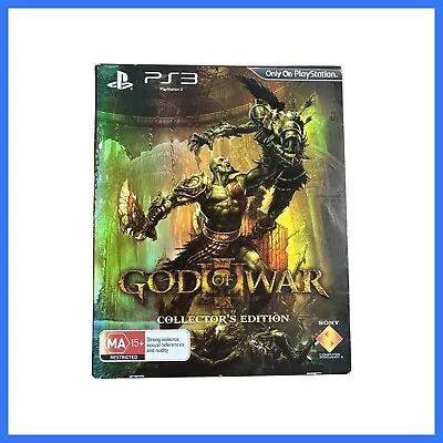 God Of War 3 Collectors Edition - PS3 Playstation 3- Manual  Extras + FREE POST • $25