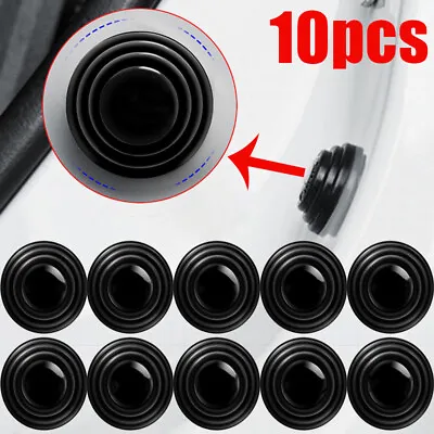 10x Car Door Shock Absorber Gasket Silicone Cushion Anti-Scratch Sticker Pads • £3.49