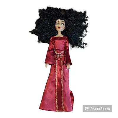 Disney Tangled Mother Gothel Doll Red Dress Jointed 12” Villian Posable Moveable • $27.97