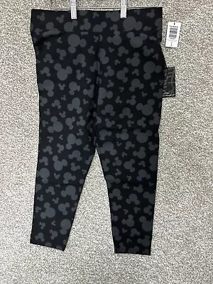 Torrid Disney Mickey Mouse Head All Over Print Crop Leggings Size Large (0) • $34.99