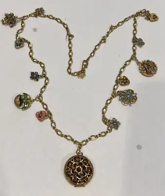 $59 • Buy Joan Rivers Vintage The Victorian Language Of Flower Charm Necklace