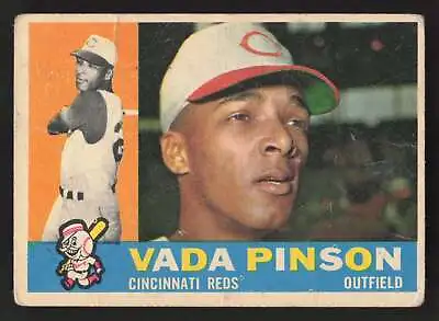 $2.49 • Buy Vada Pinson 1960 Topps #176 Reds PR CR   {0509