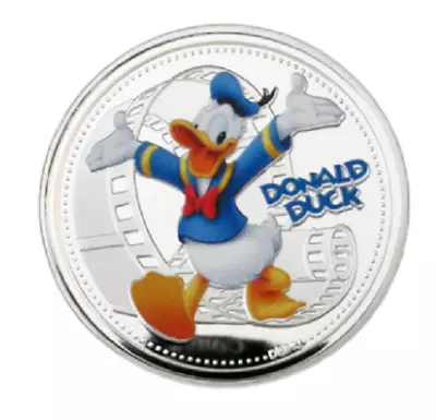 Disney Mickey & Friends Donald Duck Colored Coin • $19.90